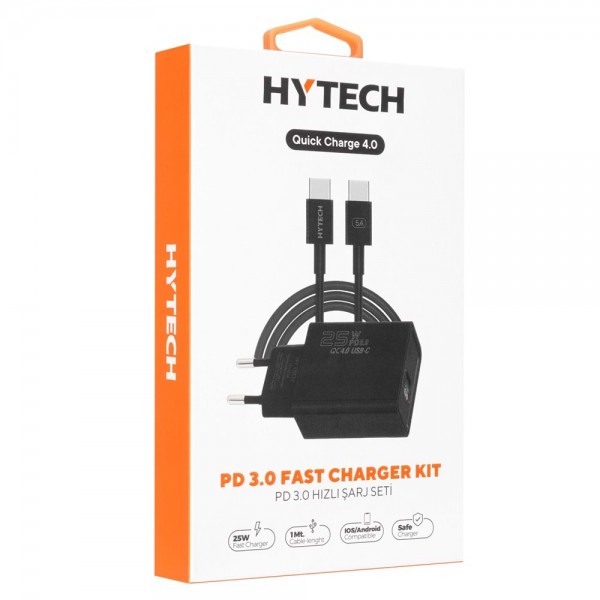 Adapter Hytech HY-XE44 25W Quick Charge QC4.0 Type-C