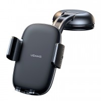 Maşın üçün telefon tutacağı Usams US-ZJ063 Car Phone Holder Black (ZJ063ZJ01)