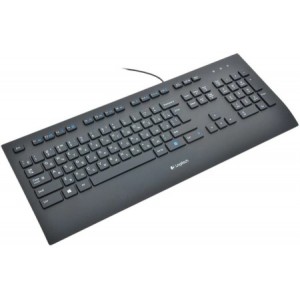 Logitech K280e Corded Keyboard Black
