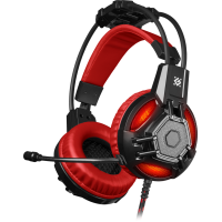 Qulaqlıq Defender Lester Gaming Headset Black/Red