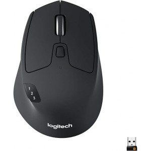 Logitech M720 Triathlon Wireless Mouse Black