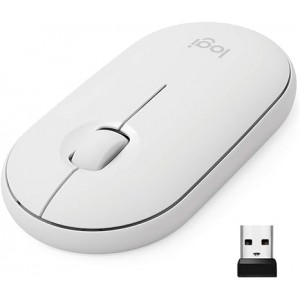 Logitech Wireless Mouse Pebble M350 BT White