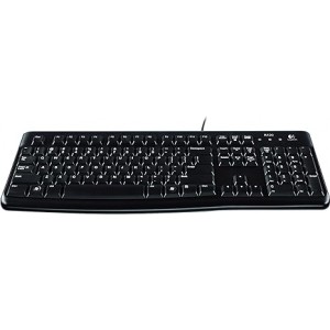 Logitech K120 Corded Keyboard Black
