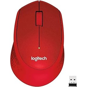 Logitech M330 Wireless Mouse Red