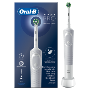 Электрическая зубная щётка- ORAL-B D103.413.3 TCCAR CRRB WT Hbox