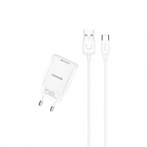 Usams T21 Charger kit USB EU charger+Micro cable