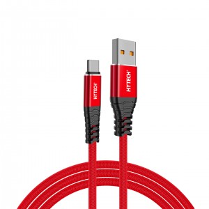 Kabel Hytech HY-X410 2A Type-C 1m Red