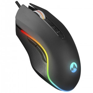 Mouse Everest SM-F09 Titanio Gaming Mouse RGB