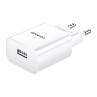 Usams US-CC075 T18 2.1A Single USB Charger (EU) White (CC075TC01)
