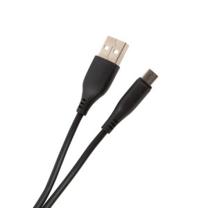 Usams US-SJ268 U18 Round Micro Cable Black (SJ268USB01)