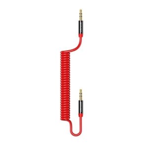 Usams US-SJ256 Spring Audio Cable 1.2m Red (SJ256YP02)