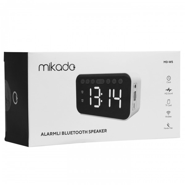 Radio Mikado MD-W5 Clock White