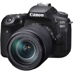 Fotoaparat Canon DSLR EOS 90D BK 18-135 S RUK/SEE