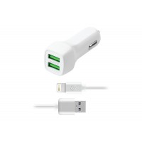 Adapter S-link IP-AC30B 5W White Charge cable/ligtning data