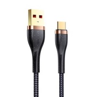 Usams US-SJ488 U64 Type-C Cable 3A 1.2m Black (SJ488USB01)