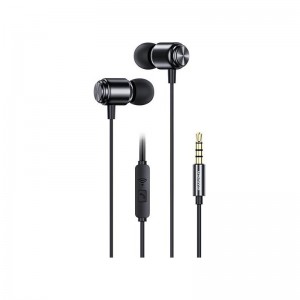 Qulaqlıq Usams US-SJ548 EP-44 3.5mm In-ear Earphones Black (HSEP4401)